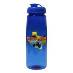 Custom Imprinted 30 oz. PET Bottle with Flip Full Color -  