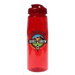 Custom Imprinted 30 oz. PET Bottle with Flip Full Color -  