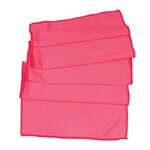 Custom Imprinted Cooling Towel - Full Color - Pink