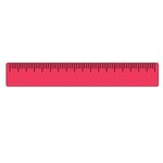 Custom Imprinted Fluorescent Enameled Yardstick - Pink