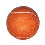 Custom Imprinted Full Color Pet Tennis Ball Toy - Orange