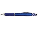 Custom Imprinted Halcyon(R) Pen with Stylus Full Color - Dark Blue