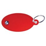 Custom Imprinted Halcyon(R) Roll it Key Tag Full Color - Red