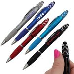 Custom Imprinted Halcyon(R) Silhouette Spin Top Pen with Stylus -  