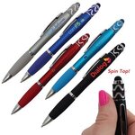 Custom Imprinted Halcyon(R) Spin Top Pen with Stylus Full Color -  