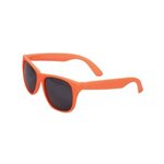 Custom Imprinted Kids Single Color Matte Sunglasses - Orange