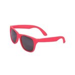 Custom Imprinted Kids Single Color Matte Sunglasses - Pink