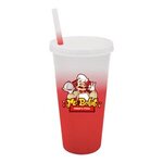 Custom Imprinted Mood 26 oz. Tumbler w/ Lid and Straw Full Color -  