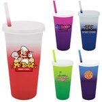 Buy Custom Imprinted Mood 26 oz. Tumbler w/ Lid and Straw Full Color