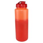 Custom Imprinted Mood(TM) 32 oz. Sports Bottle with Flip Top Cap - Orange to Red