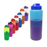 Custom Imprinted Mood(TM) 32 oz. Sports Bottle with Flip Top Cap -  