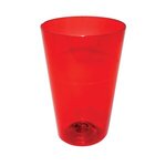 Custom Imprinted Plastic Pint Glass 16 oz. - Red