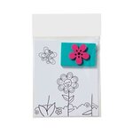 Custom Imprinted Stamp Activity Kit Full Color - Flower