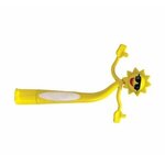 Custom Imprinted Sun Bend-A-Pen - Yellow