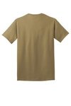 Custom Imprinted T-shirt - 100% Cotton - Coyote Brown