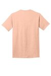 Custom Imprinted T-shirt - 100% Cotton - Heather Dusty Peach