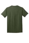Custom Imprinted T-shirt - 100% Cotton - Olive Drab Green Heather