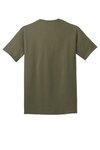 Custom Imprinted T-shirt - 100% Cotton - Olive Drab Green
