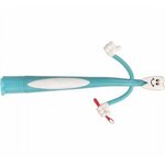 Custom Imprinted Tooth Bend-A-Pen - Light Blue