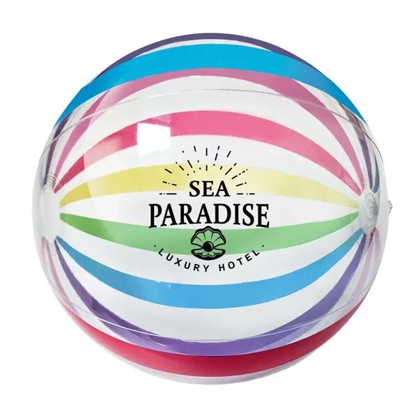 Main Product Image for Custom Printed 16" Striped Beach Ball