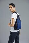 Custom Printed AeroLOFT(TM) Crossbody Sling Backpack -  