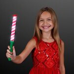 Custom Printed Candy Cane Lights Baton Stick -