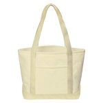 Custom Printed Cotton Canvas Tote Bag - White