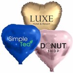 Buy Custom Printed Foil Helium Balloons Heart Shape 17"