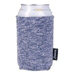 Custom Printed Koozie (R) Heather Collapsible Can Kooler - Navy Blue