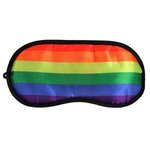 Custom Printed Rainbow Eye Mask - Multi Color