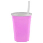 Custom Printed Sports Sipper 12 oz - Awareness Pink