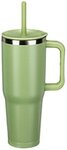 Custom SENSO(R) Summit Insulated Stainless Mug w/ Straw 40 oz - Sage