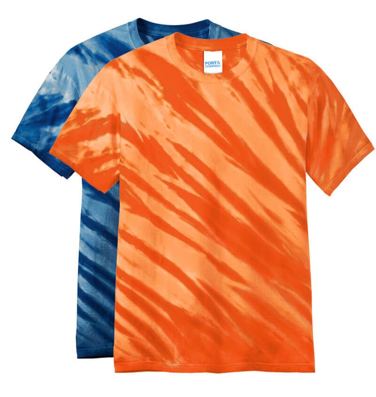 Main Product Image for Custom Tiger Stripe Tie-Dye Tee Port & Company