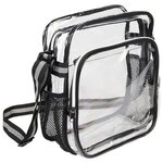 Diamond Clear TPU Messenger Bag - Clear