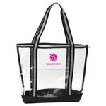 Diamond Clear TPU Zippered Tote -  