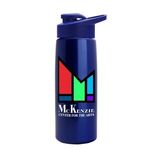 Digital Metalike Flair Bottle - Snap Lid - Blue