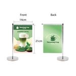 Buy DisplaySplash Tabletop Vertical Flag - Double Sided