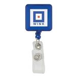 Divo Badge Holder with Clip - Blue