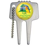 Domed Steel Divot Tool - Stainless Steel