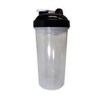 Double Sided Fitness Shaker Bottle -  Clear