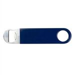 Double Sided Metal Bottle Opener - Blue