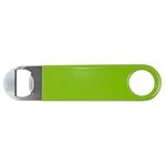 Double Sided Metal Bottle Opener - Green-lime