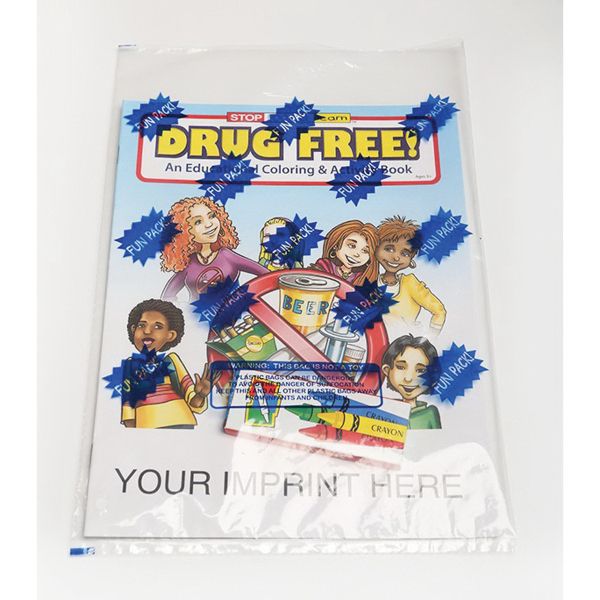 Main Product Image for Drug Free Coloring Book Fun Pack USA Made
