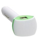 Dual-Port USB Car Charger - Medium Green