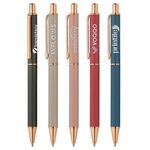 Buy Custom Printed Duet Softy Rose Gold Pen - Laser