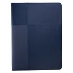 Duo-Textured Tuscany (TM) Padfolio - Navy Blue