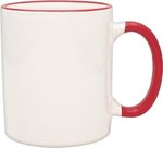 Duo-Tone Collection Mug - White-red