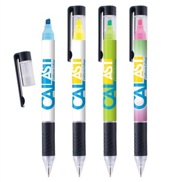 Main Product Image for Full Color Duplex Pen & Highlighter Combination