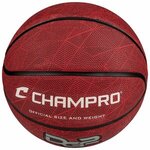 Dura-Grip 230 Rubber Basketball - Scarlet