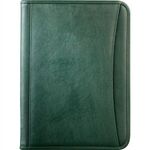 DuraHyde Zippered Padfolio - Green (gr)